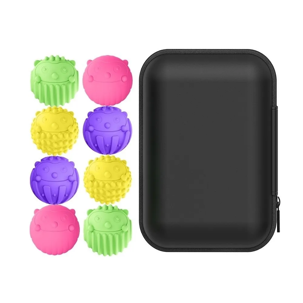 

Magnetic Fidget Ball Hedgehog Pattern Stress Relief Magnet Worry Balls Silicone Material Anti-Anxiety Sensory Stones Ball
