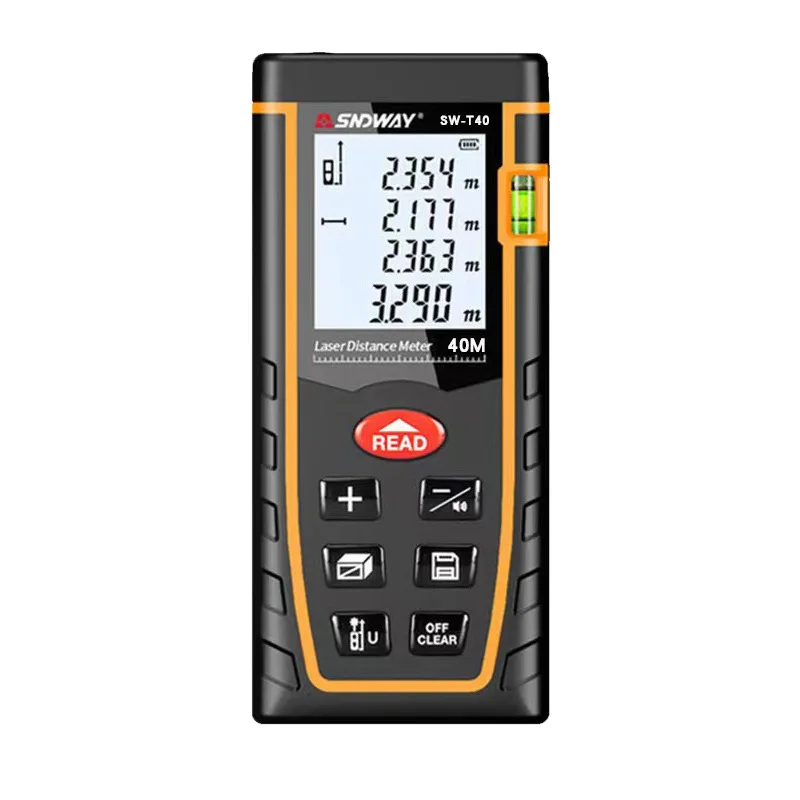 SNDWAY ليزر Rangefinder SW-T100/T60 الأشعة تحت الحمراء Rangefinder شريط القياس المسطرة الإلكترونية
