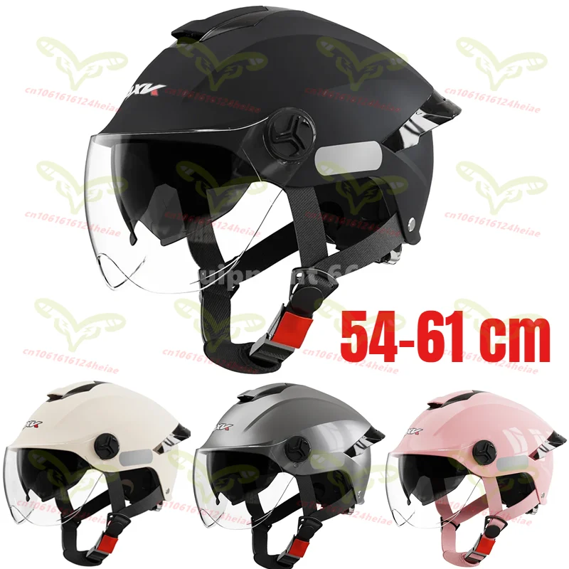 

Летний защитный мотошлем открытого типа с коротким визором и задним спойлером, черный (Cascos Para Moto)