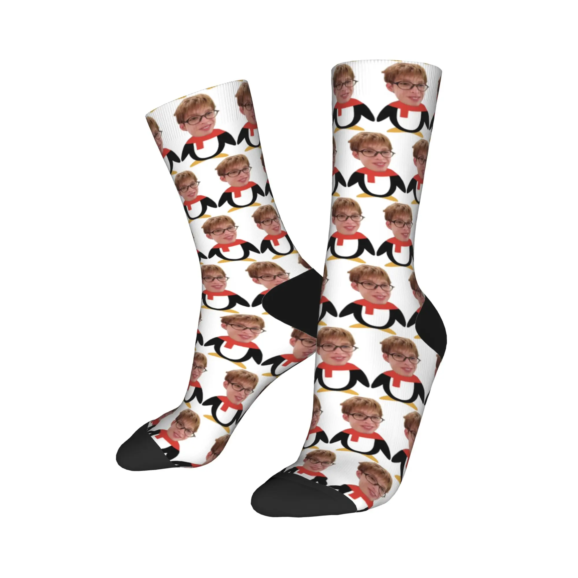 Cor-tis Boy Group Martin Meme Face Stockings  Design Funny Socks Winter Anti Skid Socks Adults Men Outdoor Soft Breathable Socks