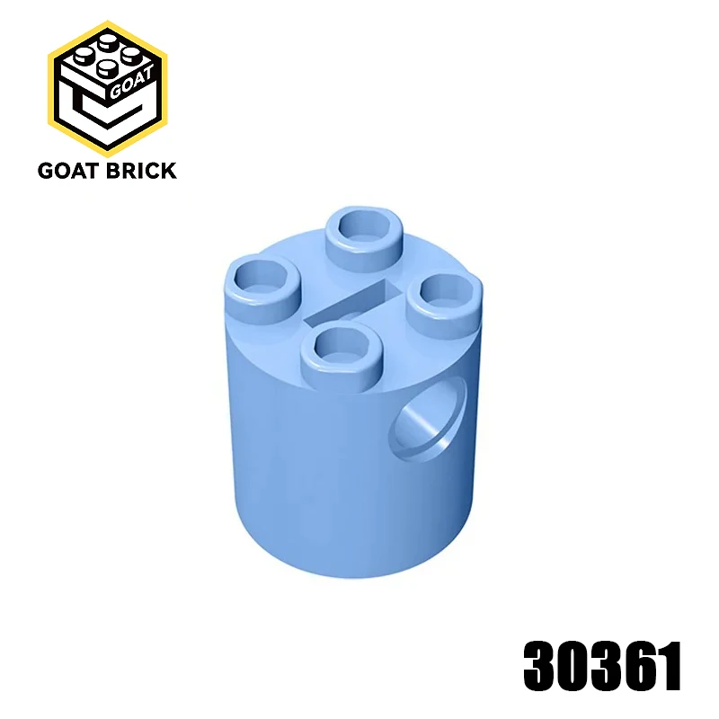 10Pcs MOC Parts 30361 Brick Round 2 x 2 x 2 Robot Body Compatible Bricks DIY Building Blocks Particle Kid Puzzle Brain Toy Gift