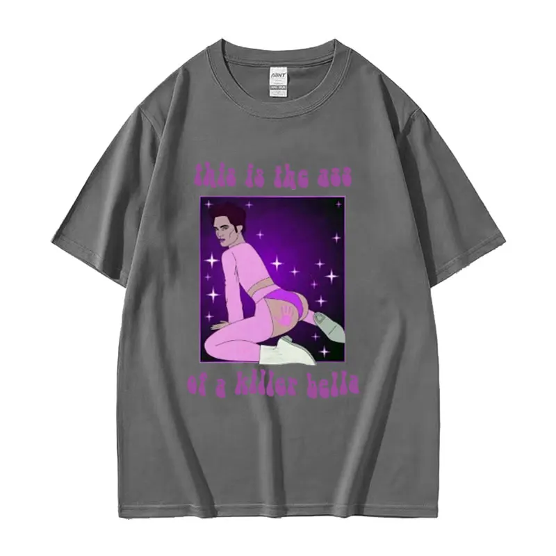 Crepuscolare Film Robert Pattinson T Shirt Questo è il culo di un assassino Bella Divertente Meme T-shirt Uomo Donna T-shirt retrò oversize