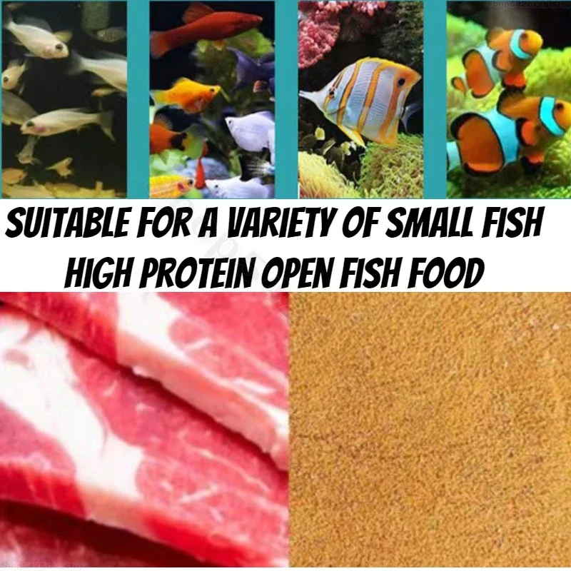 Shelled Brine Shrimp Eggs Universal Fish Feed Small Particles Small Tropical Fish Guppy Juvenile Fish Opening Feed 65g