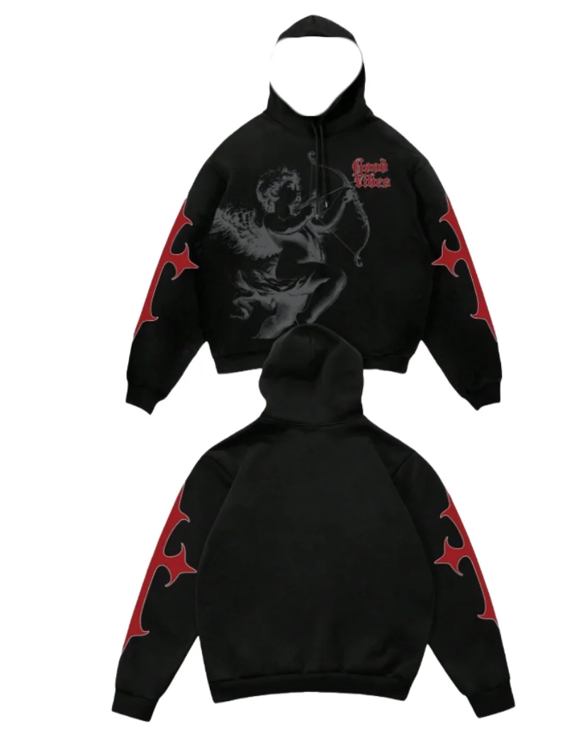 

Hot Autumn/Winter Hoodie American Y2K Cupid Trendy Men's Cool Women's Casual Street 3D Printed Large Hoodie Suitable for Adults