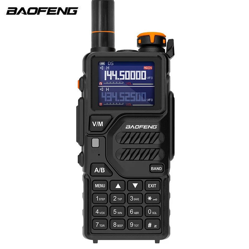 Baofeng walkie-talkie de alta qualidade, frequência de um clique, à prova d'água, à prova de queda, carregamento typpc-c, intercomunicador sem fio externo original