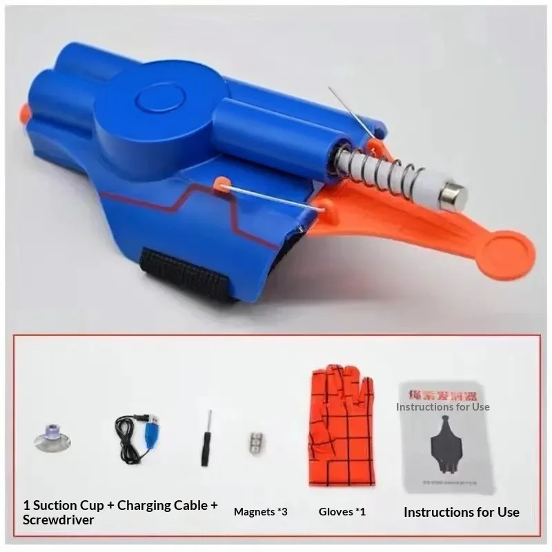 Electric Auto Retractable Spider Web Shooter Prop