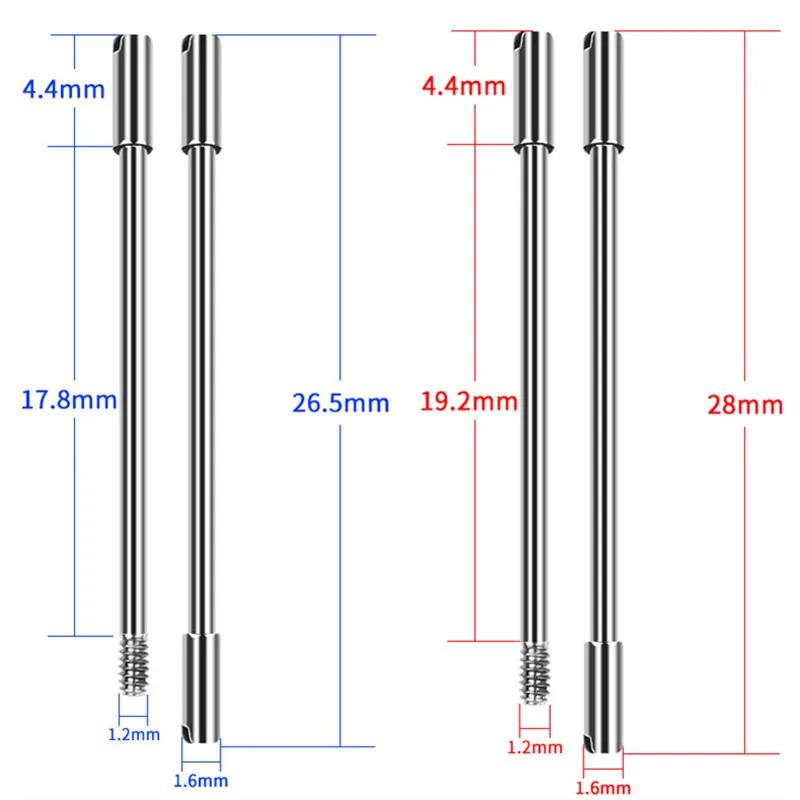 26.5mm 28mm Watch Strap Screw For Audemars Piguet Royal Oak Connection Rod Stainless Steel Screw Pin Watch Accessories