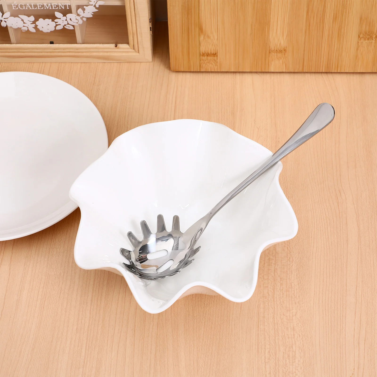 

Noodle Spoon Pasta Small Server Utensil Metal Serving Spaghetti Claw Stainless Steel