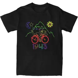 Bicycle Day 1943 LSD Acid Trip T Shirt Beach Vintage T Shirts Cotton Popular Tee Shirt For Adult Short Sleeve Casual Tees