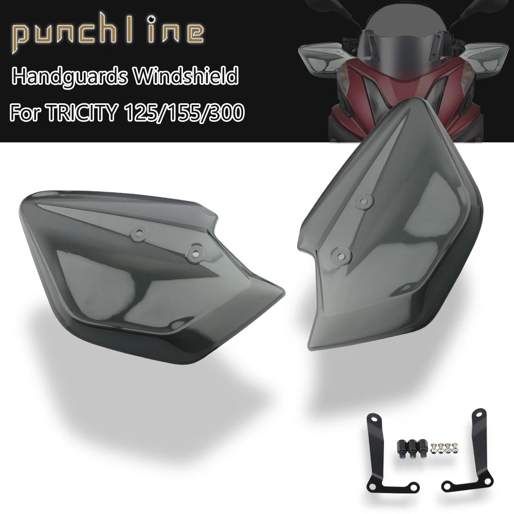 Fit For Tricity 125 155 300 Motorcycle Handguards Shield Guards Windshield Hand Wind Protection