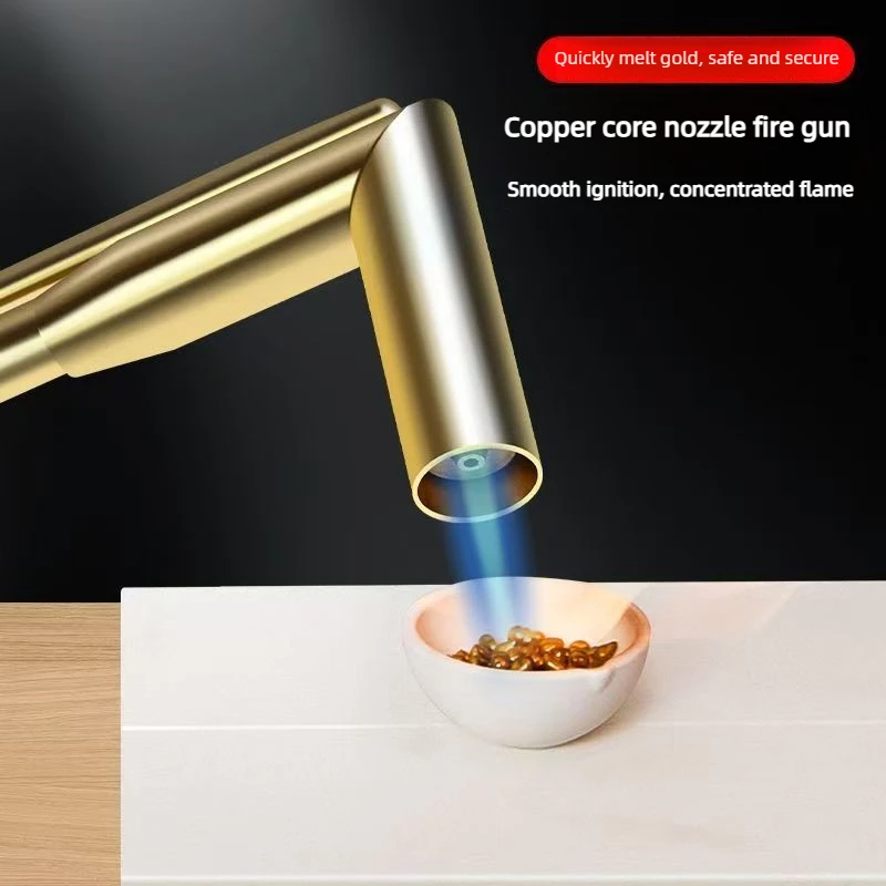 Jewelry Torch Melting Welding Tool, Portable Gas Torch for Gold Silver Copper Soldering DIY Jewelry Making