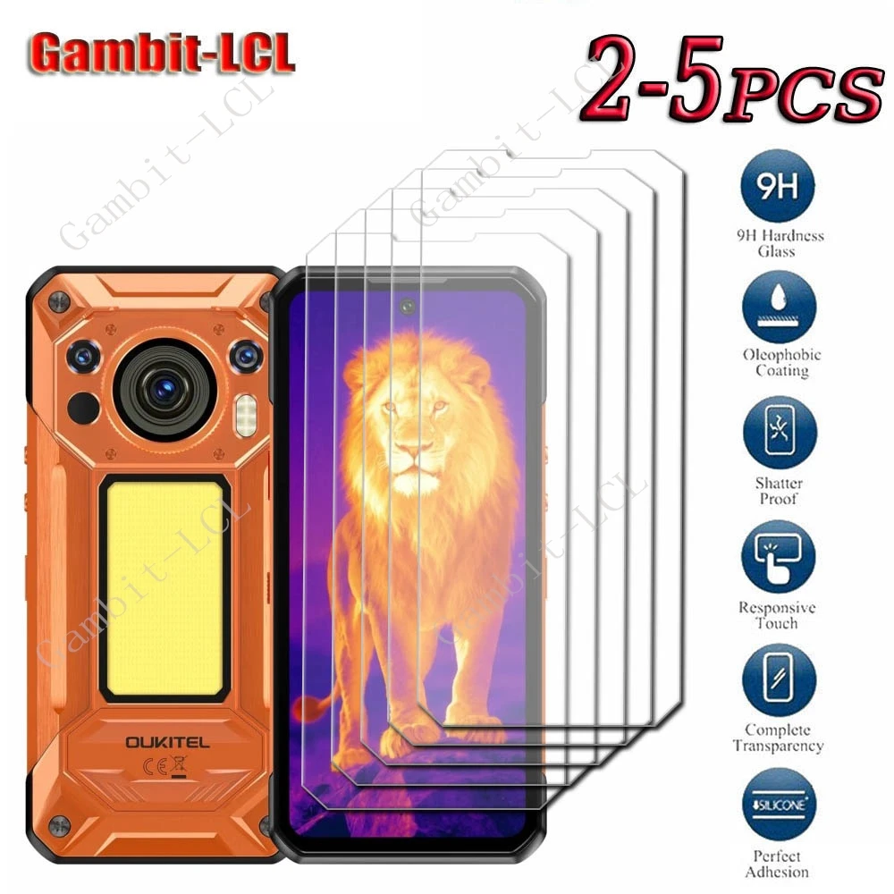 2-5 個 9H HD 強化ガラス Oukitel WP500 Ultra OukitelWP500Ultra OukitelWP500 WP500Ultra 6.78 インチスクリーンプロテクターカバーフィルム