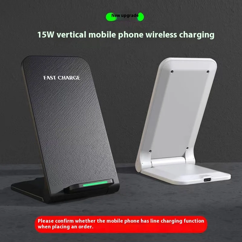 30W Wireless Charger Stand Pad for IPhone 15 14 13 12 11 Pro XR 8 X XS Max Samsung Xiaomi Induction Fast Charging Dock Station