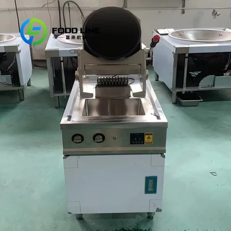 Restaurant Cooking Robot Cooker Chef Rotate Rotating Automated Wok Cooking Machine Induction Fry Fried Rice Machine