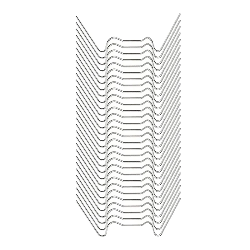 A44F-100Pcs الدفيئة الزجاج جزء كليب الدفيئة ث مقاطع الأسلاك الزجاج Z نوع مقاطع الفولاذ المقاوم للصدأ