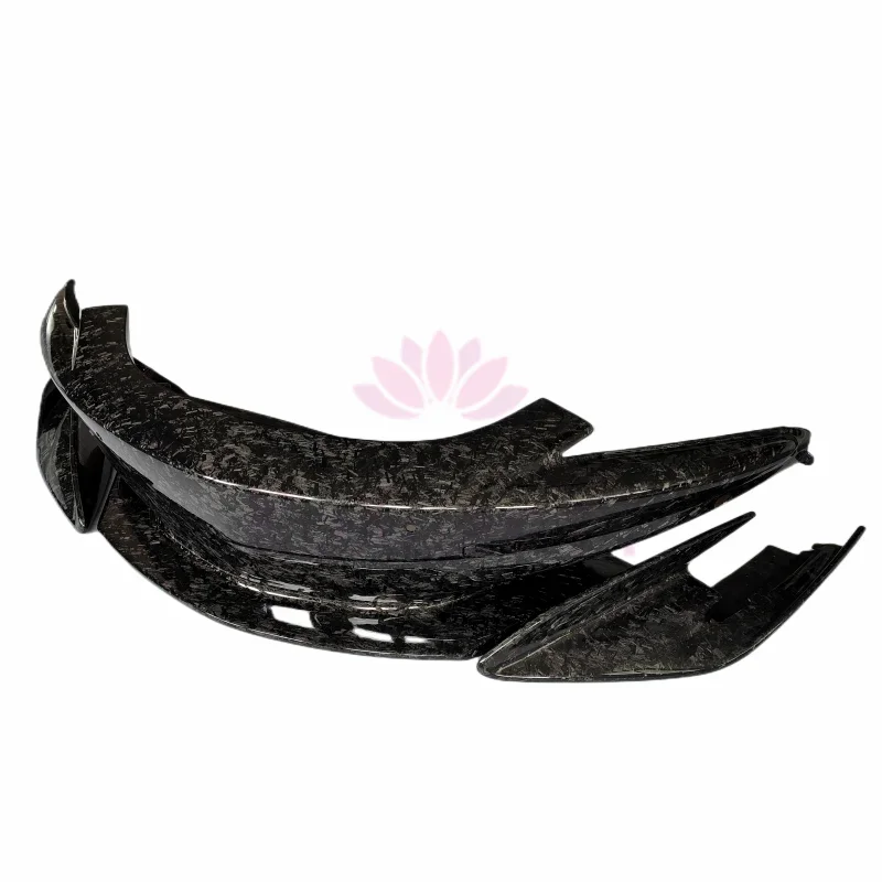 

Used for McLaren 540C 570S 570GT 600LT upgrade 600LT style forged grain carbon fiber front bumper body kit