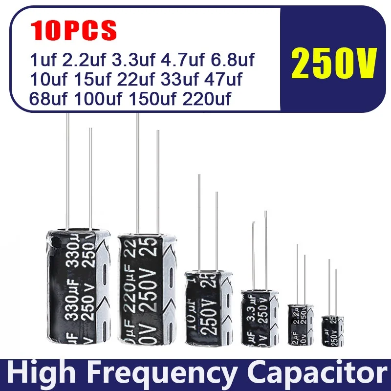 10PCS 250V Low Esr …
