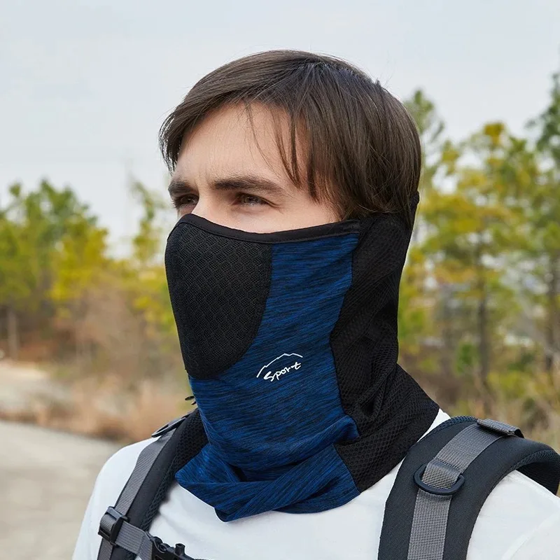 Ciclismo proteção de ouvido esportes ao ar livre escalada acampamento à prova vento balaclava motocicleta máscara facial pescoço cinta cachecol boné