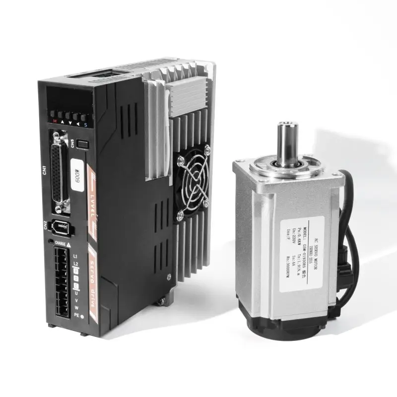 

Настраиваемый комплект серводвигателей 60/80, 220В 5А 200/400/600Вт, высокоскоростной, 3000 об/мин, высокоэффективный серводвигатель для двигателей постоянного тока