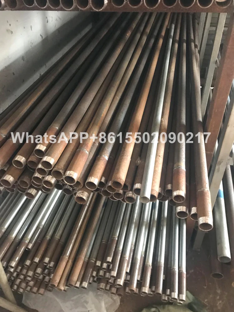 32mm1.5Mgalvanized pipe seamless tap water extension rod pipe laying machine thickened drill pipe/rhinestone aisle extension rod