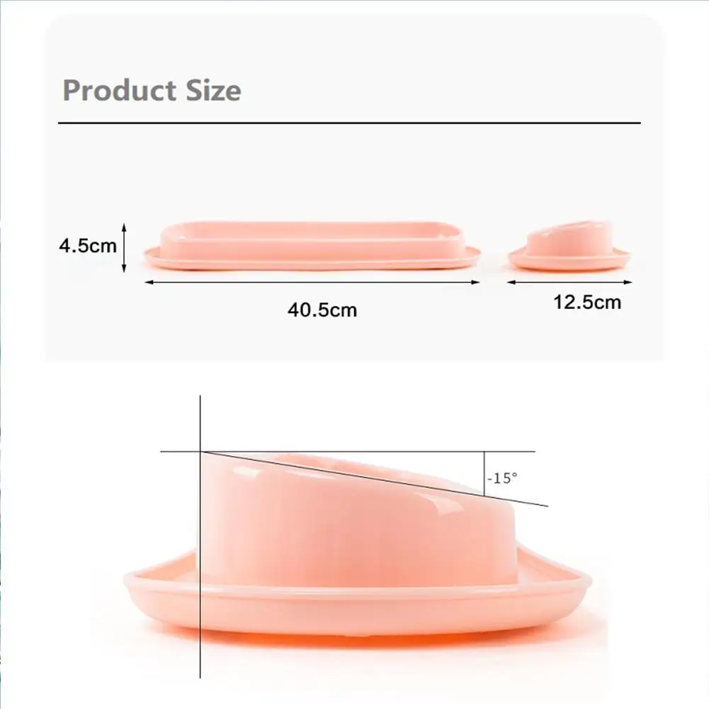 1PCS Pet Bowls Dog Food Water Feeder Leakproof Cat Dog Food Feeder Pet Supplies For Multiple Kitten Puppy wholesale hotselling