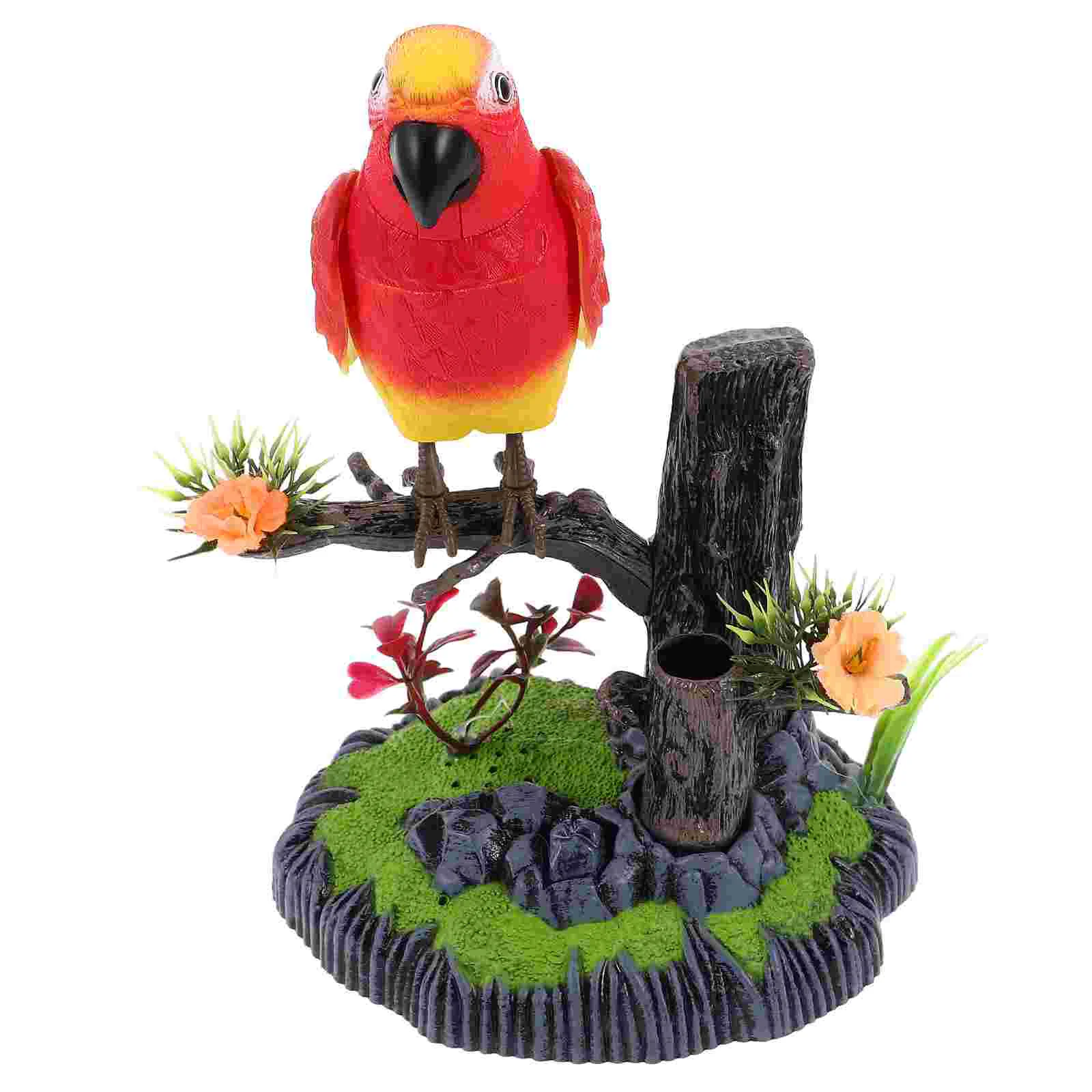 

Kids Toys Cute Singing Bird Electric Pet Figurine Decors Artificial Plaything Interactive Craft Adornment Birdies