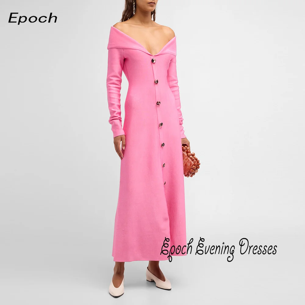 Epoch abito da sera di lusso elegante Arabia muslimextimustial beacon scodise biglietti da visita a-line Off The Shoulder Cocktail Prom Gown per donne Sexy 2024