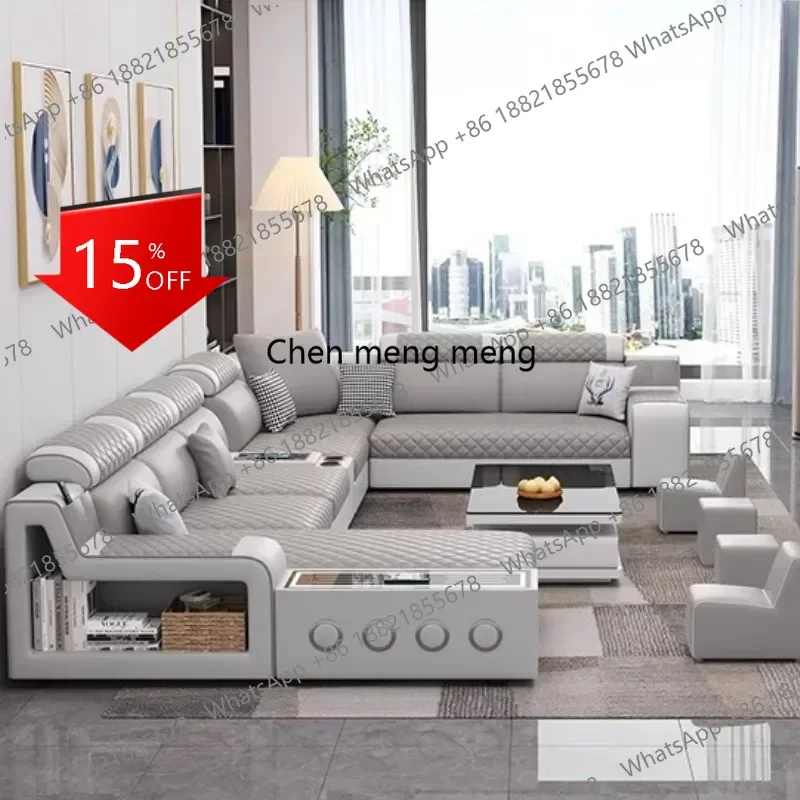 Q181 Women Queen Sofa Luxury Pillow Cushions Lounge Ajustables Sofa Wireless Charger Designer Nordic Muebles Postmodern Furnitur