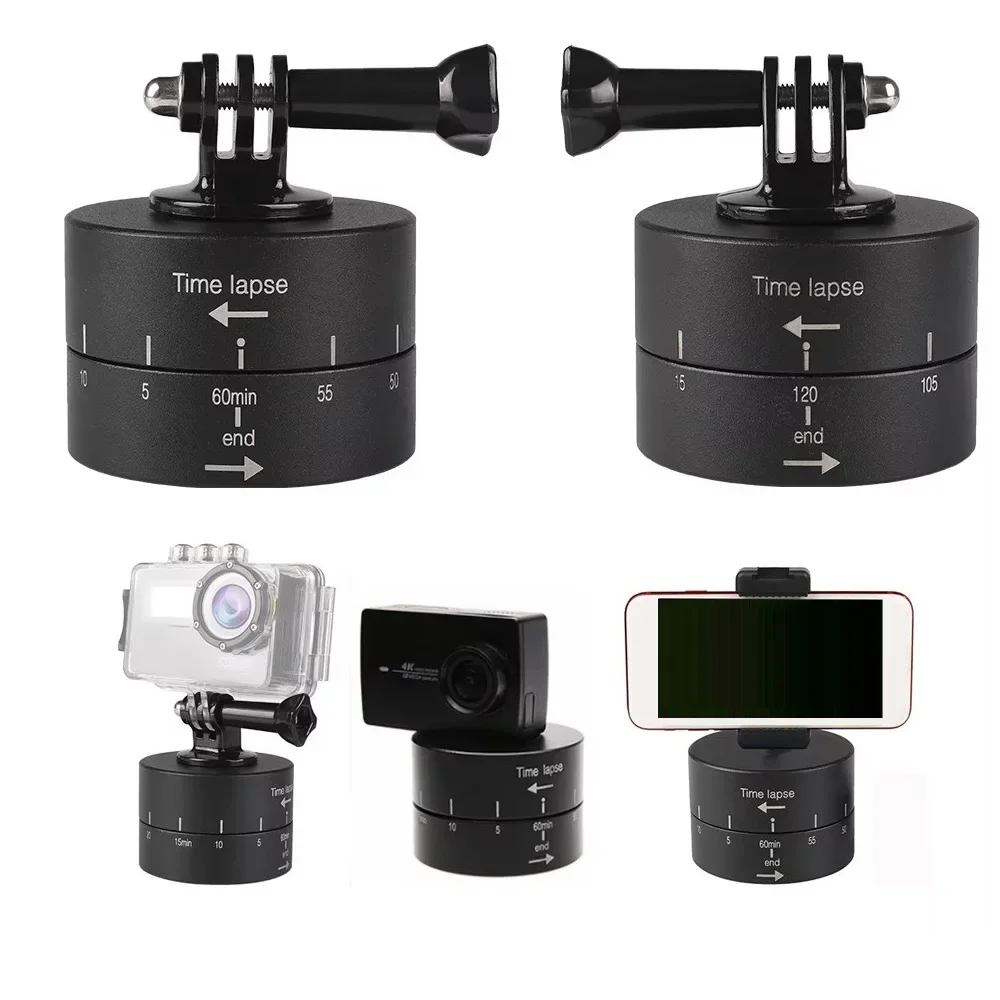 

ZLRLMHY Stabilizer Photography Aluminum Panning 360 Degrees Rotating 60 Min Yuntai for GoPro Hero 11 10 9 Xiaomi DSLR Phone