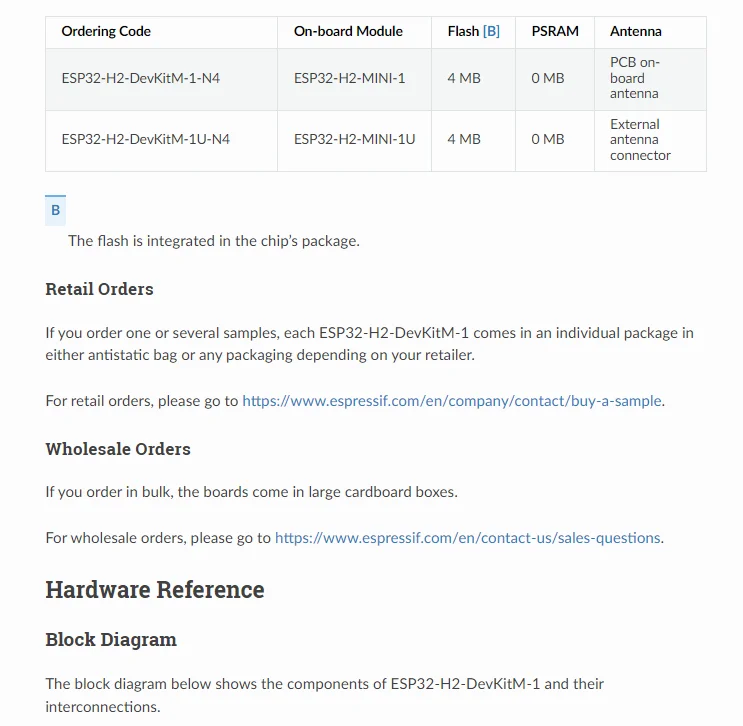 ESP32-H2-DevKitM-1 Entwicklungsboard, Original Espressif Thread/Zigbee/BLE5 Evaluation Kit – Detail 4