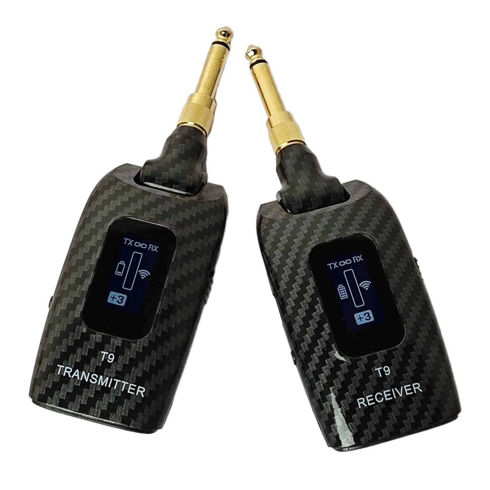 5.8GHz T9 Wireless System Wireless Guitar Transmitter Receiver Set for Electric Bass Guitar Amplifier Guitar Cable Stage Audio