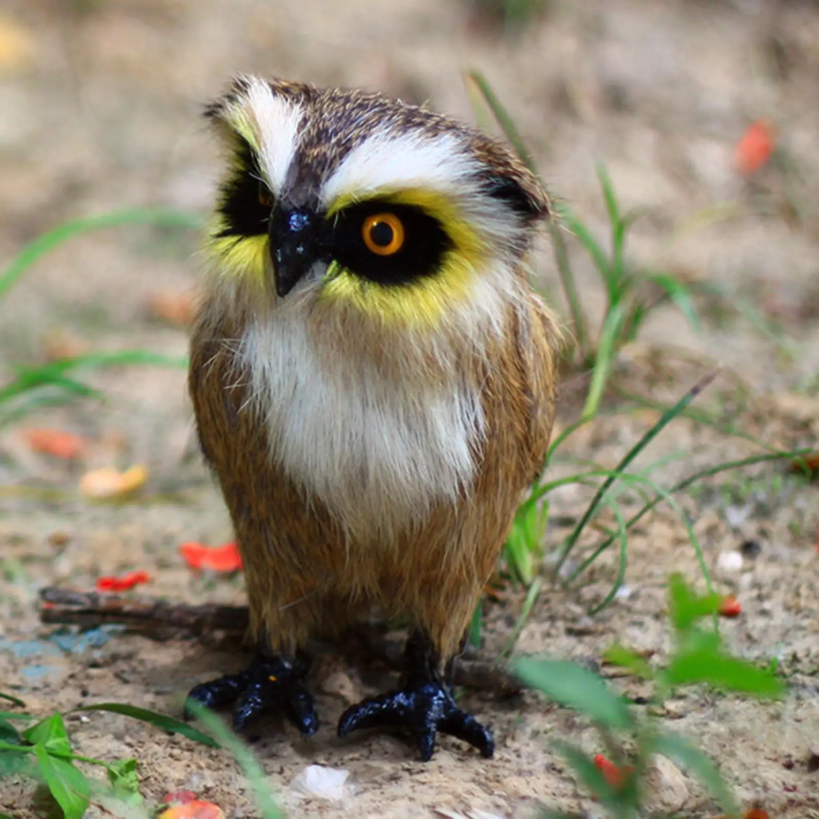 

Домашний сад, милая реалистичная искусственная сова, имитация перьев, сделай сам, ремесло для вечеринки, свадебного украшения, искусственные совы