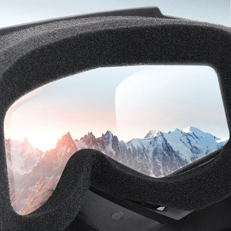 قناع وجه واقٍ للدراجات النارية قابل للإزالة لكامل الوجه، خوذة تكتيكية للدراجات النارية، نظارات واقية من الرياح على الجليد للحماية من الأشعة فوق البنفسجية #5