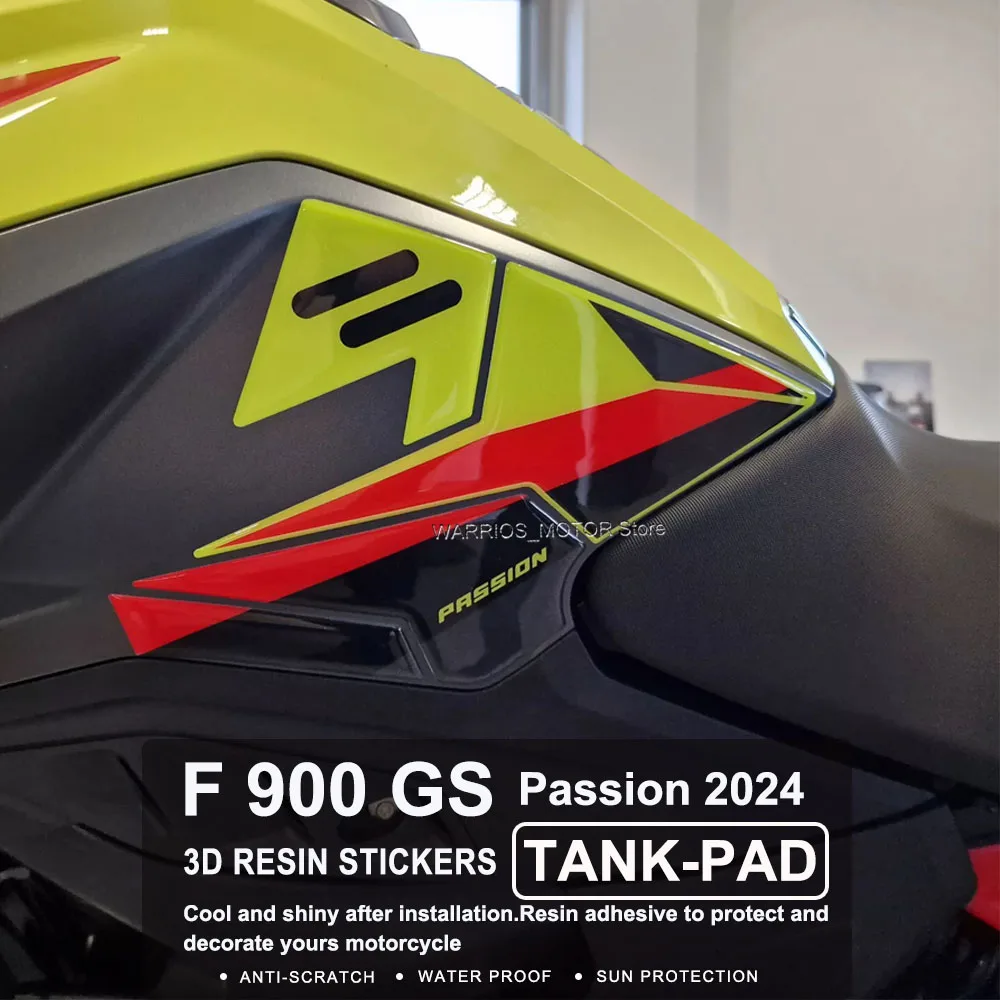 F900GS F900 GS For BMW F 900 GS Passion 2024 Motorcycle 3D Gel Epoxy Resin Protective Sticker Tank Pad Stickers Kit Decals