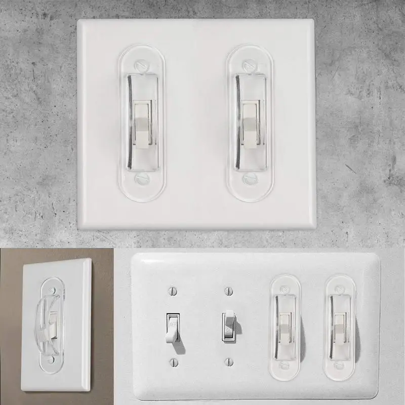 Light Button Guard Toggle Button Plate Cover Light Button Stopper Wall Plate Covers For Indoor Outdoor