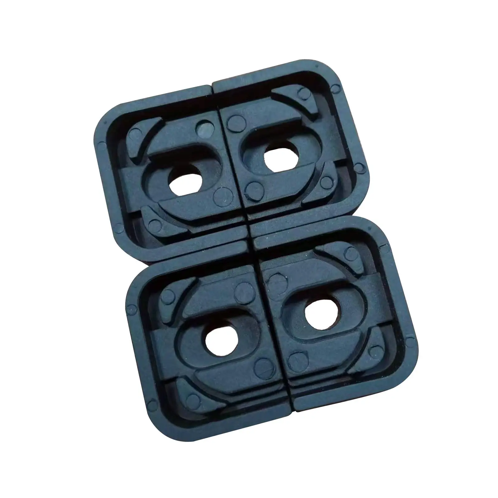 4x Air Conditioner Shock Pad Non Slip Shock Absorber Easy to Use Bracket Cushion