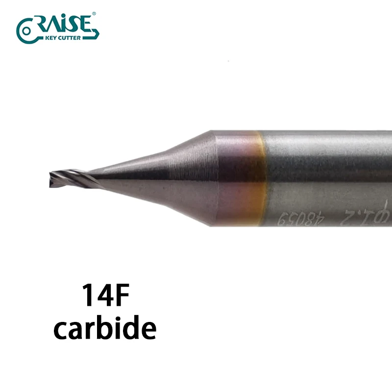 14F 1.2mm in Carbide Replacement Milling Cutter Compatible with JMA Multicode