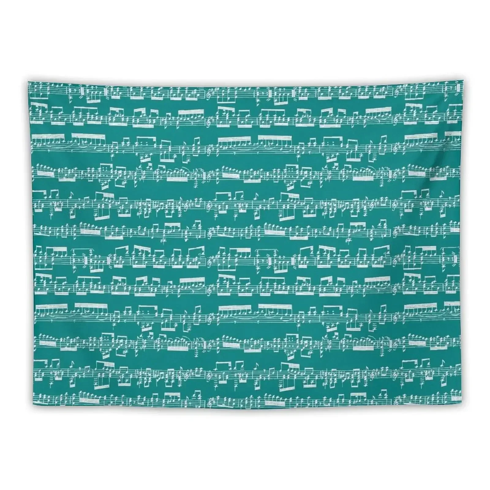 

Sheet Music on Teal Tapestry Aesthetic Room Decoration Room Decorating Aesthetic Tapestry