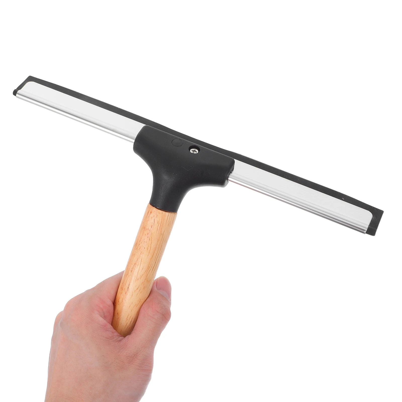 

Wooden Handle Glass Scraper Shower Squeegees Cleaning Bathroom Door Doors Small Window Mirror