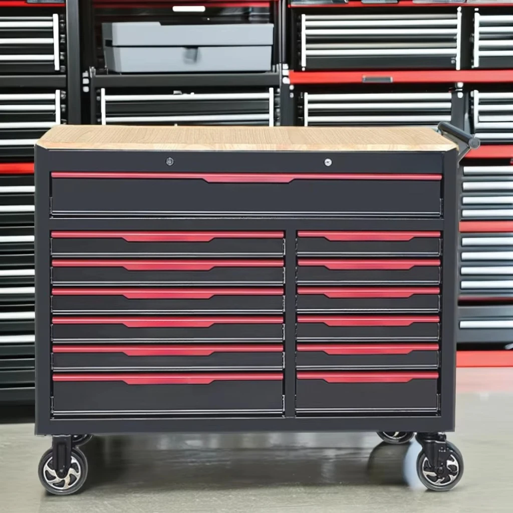 Heavy Duty 12-Drawer Steel and - Workshop Tools Table recension och pris