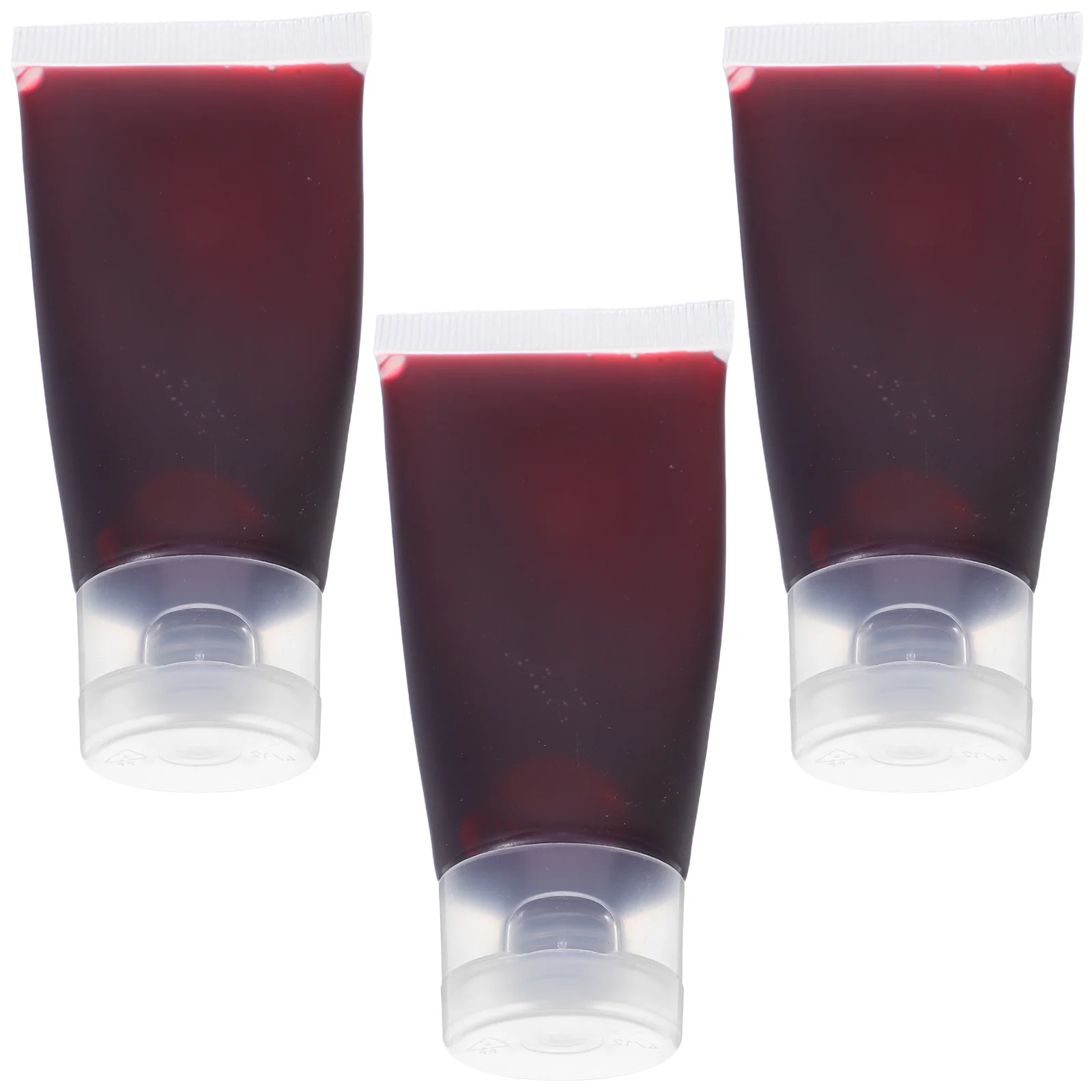 Faux sang artificiel épais lavable de 30Ml, 3 pièces, pour fête d'halloween, accessoires de farces Cosplay, maquillage de sang réaliste, vêtements pour le visage