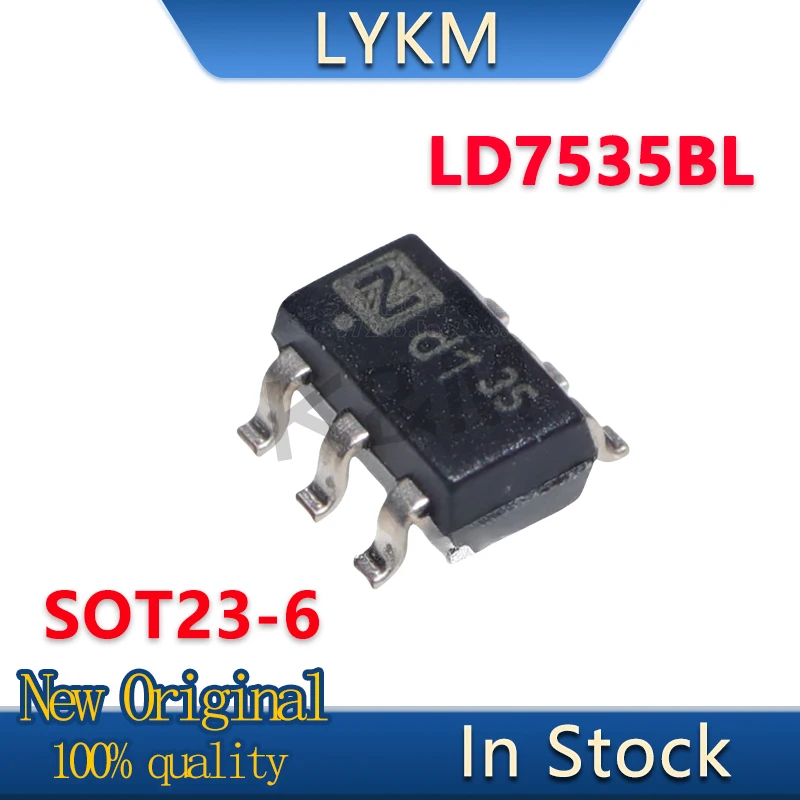 

10~50/PCS New Original LD7535 LD7535BL LD7535MBL Screen printing 35 SOT23-6 Liquid crystal power supply chip In Stock