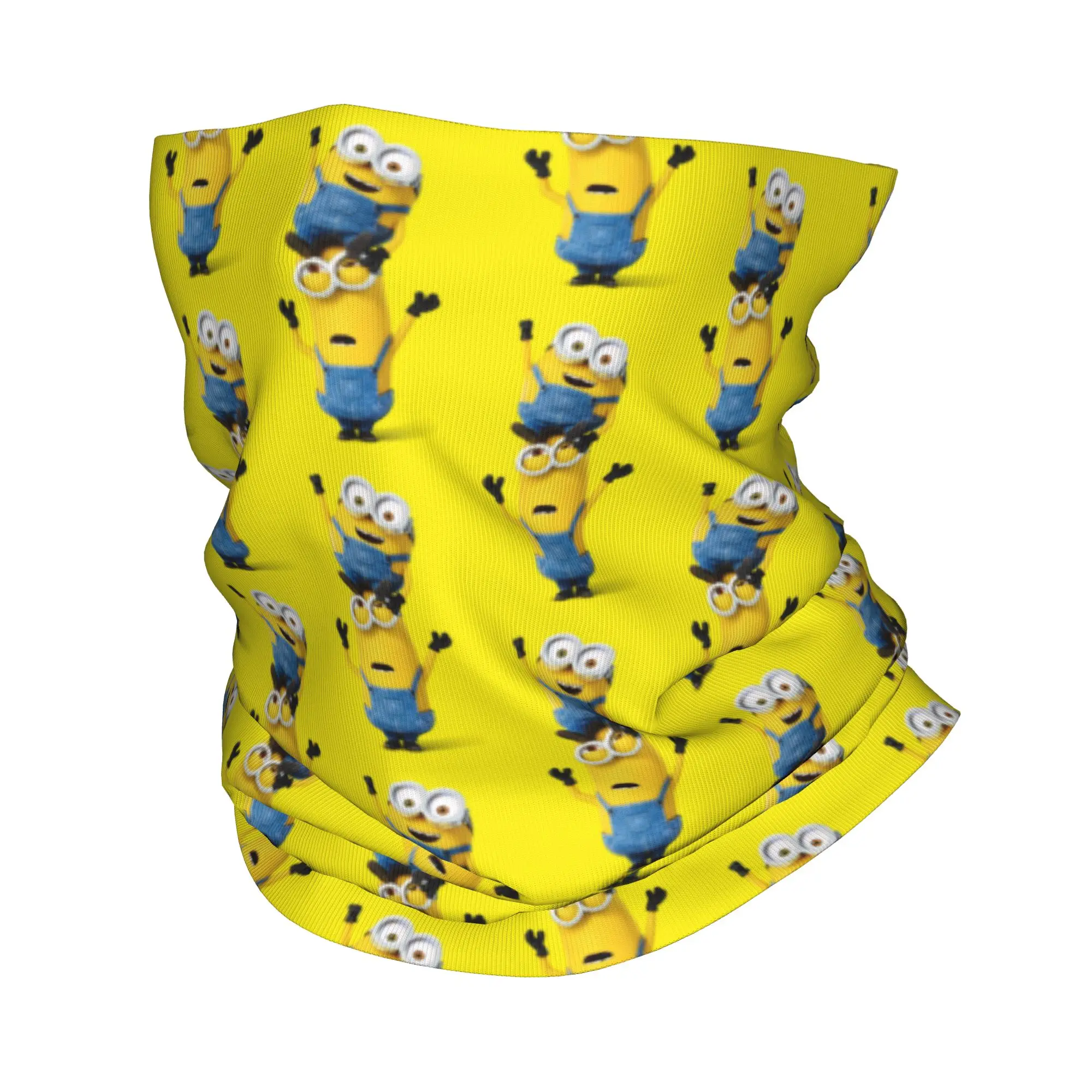 

Custom Yellow Mangas Bandana Winter Neck Warmer Men Windproof Wrap Face Scarf for Ski Anime Classical Gaiter Headband