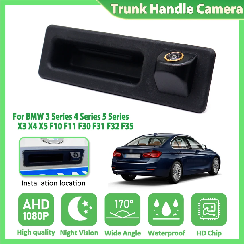 

CCD HD Автомобильная резервная камера заднего вида для BMW 3 серии 4 серии 5 X3 X4 X5 F10 F11 F30 F31 F32 F35 AHD ночного видения