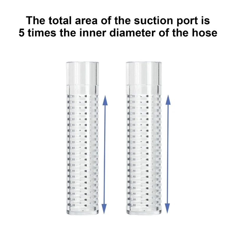 Aquariums Surface Skimmer for Canisters and Power Filters Clear Tube with Suctions Cups Oil Protein Removers