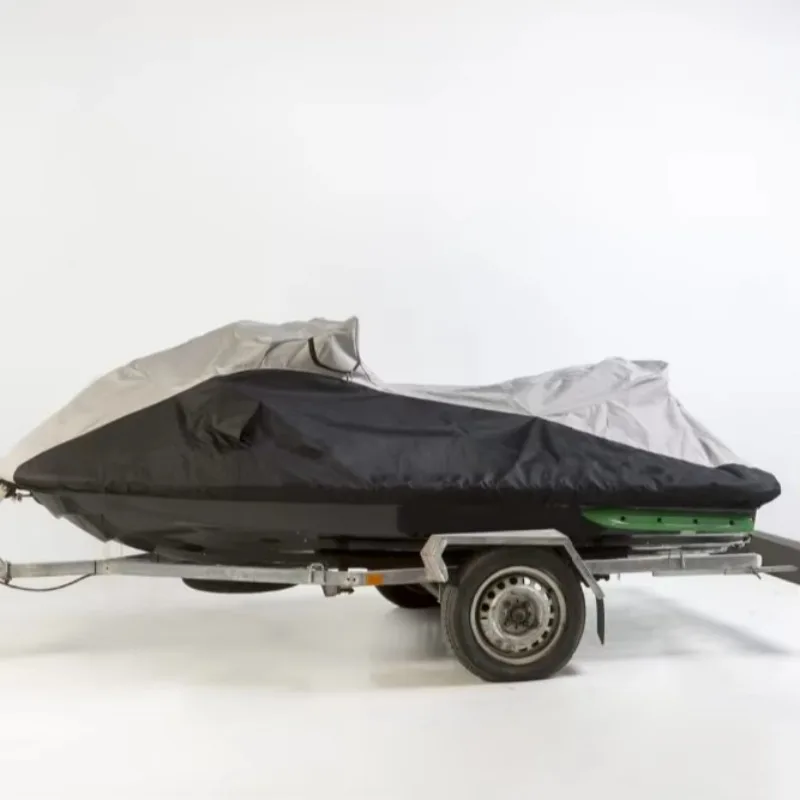 

STLF Heavy Duty Polyester Waterproof Outdoor Travel Rib Boat Cover Jet Ski Cover