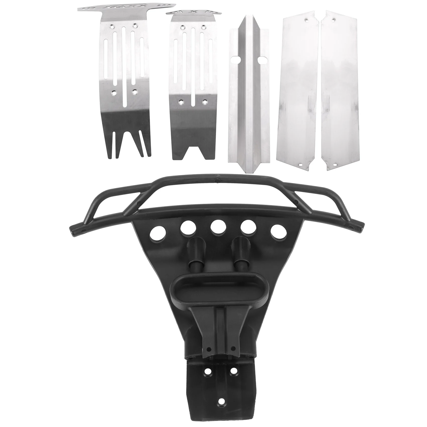 

B24C-1/10 RC Car Front Bumper Guard For Traxxas Slash With For 1:5 Traxxas X-MAXX Chassis Armor Suit Upgrade Skid Plate Kit