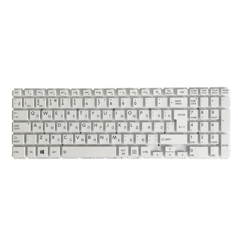 Pop Ru keyboard for Toshiba Satellite L50-B L55-B L50D-B L55DT-B S50-B S55-B Russian laptop Keyboard black/white