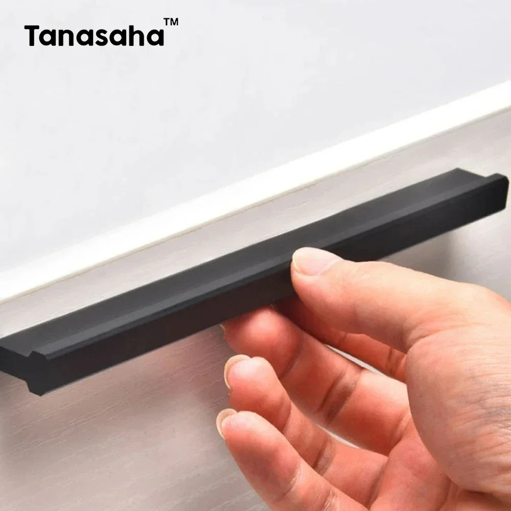 Modern Minimalist Furniture Handles Kitchen Cabinets Cupboard Pulls Handles for Cabinets Wardrobe Pulls Drawer Knobs Door Handle