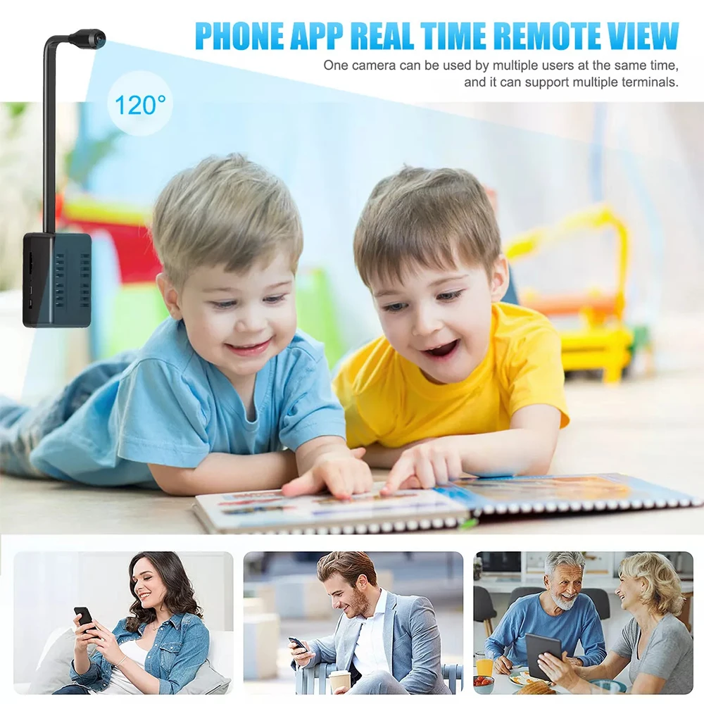 Kamera Keamanan Mini 2K 4MP Ni - Home Security Product ulasan dan harga